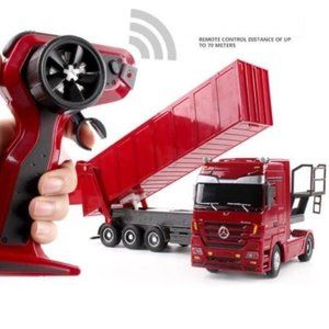 1/24 RC SEMI TRUCK WITH DUMP TRAILER